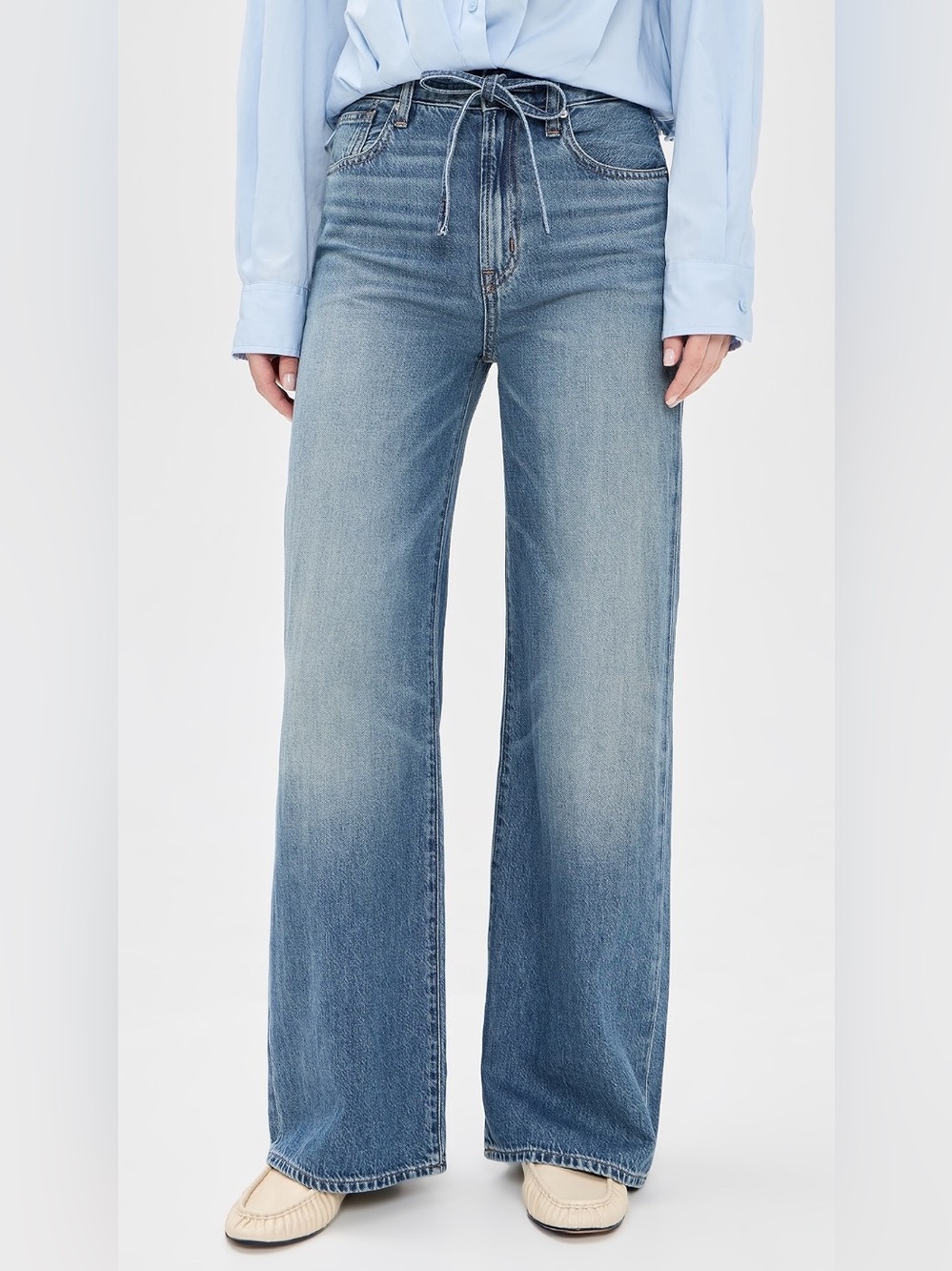 Madewell The Ultimate Wide-Leg Jean in Airy Denim